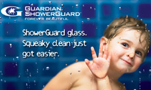 showerguard for shwoer glass athens, ga